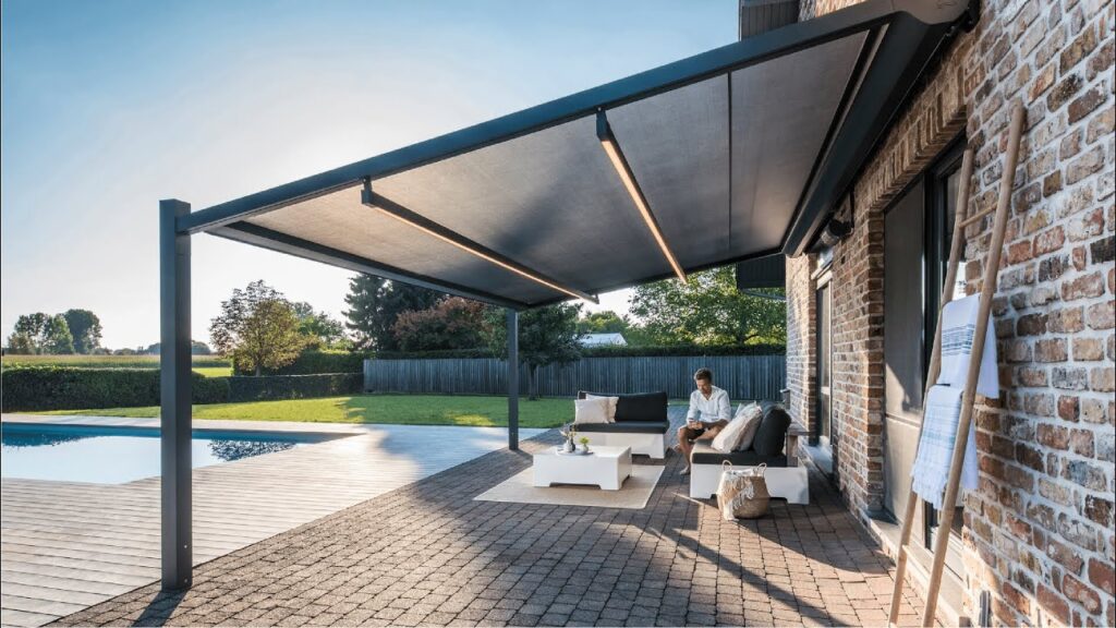 Pergolas Retractable Fabric - Shades by Design