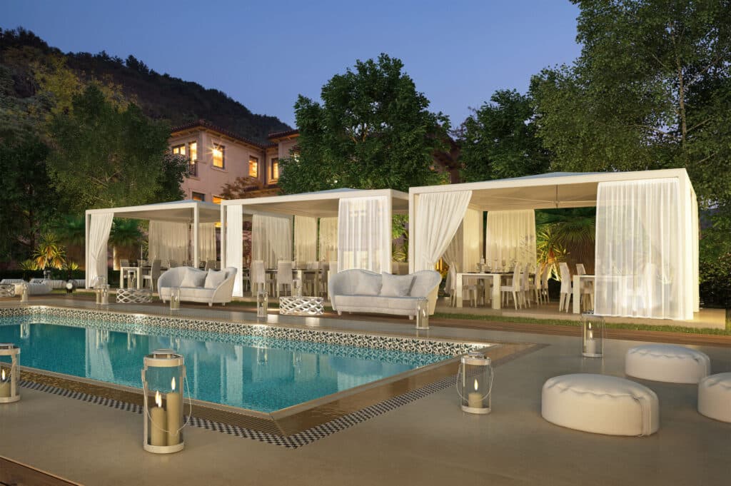 Outdoor Living Solutions Canopies & Cabanas - Shades by Design