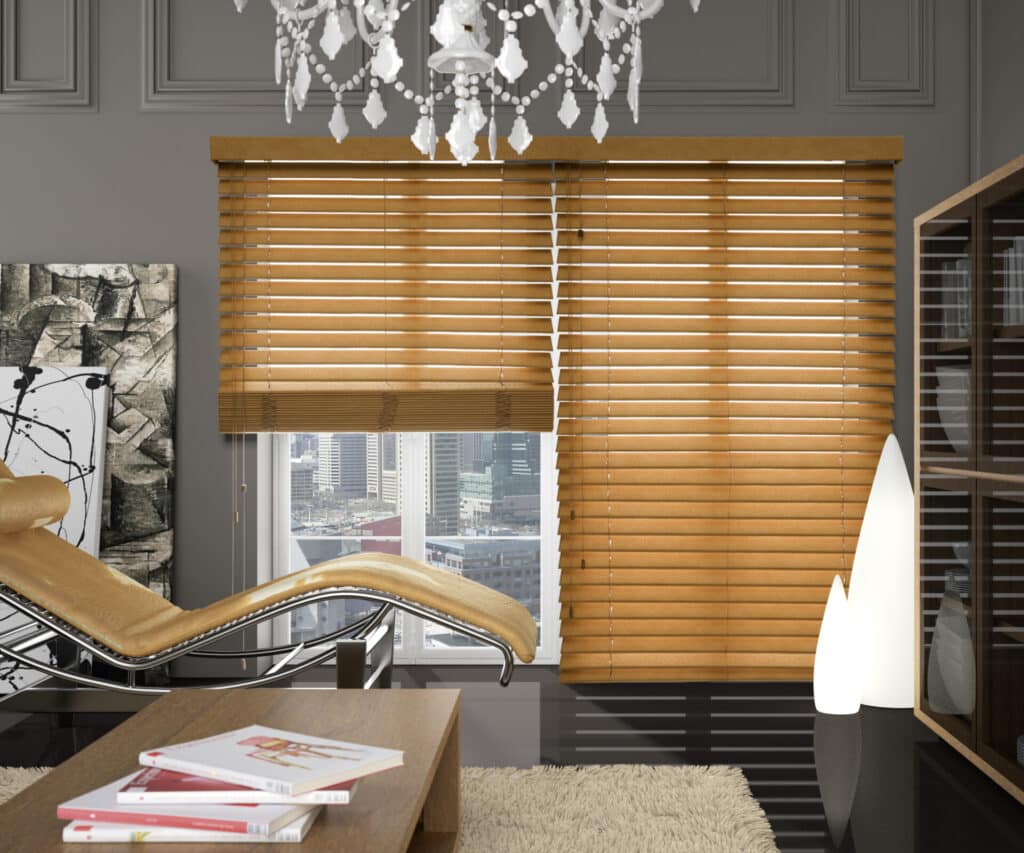 Window Blinds Leather - Shades by Design