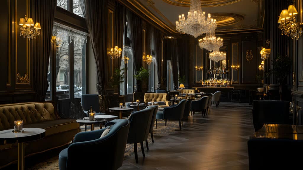 Hospitality Window Treatment Night Club - Shades by Design