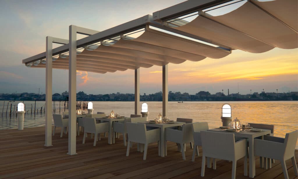 Canopies & Cabanas Open Air Cabana - Shades by Design